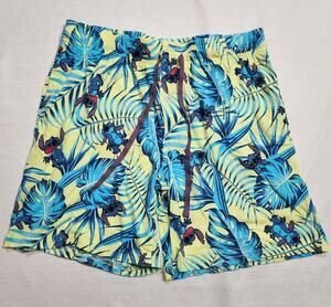 Stitch tropical pajama shorts size medium men's